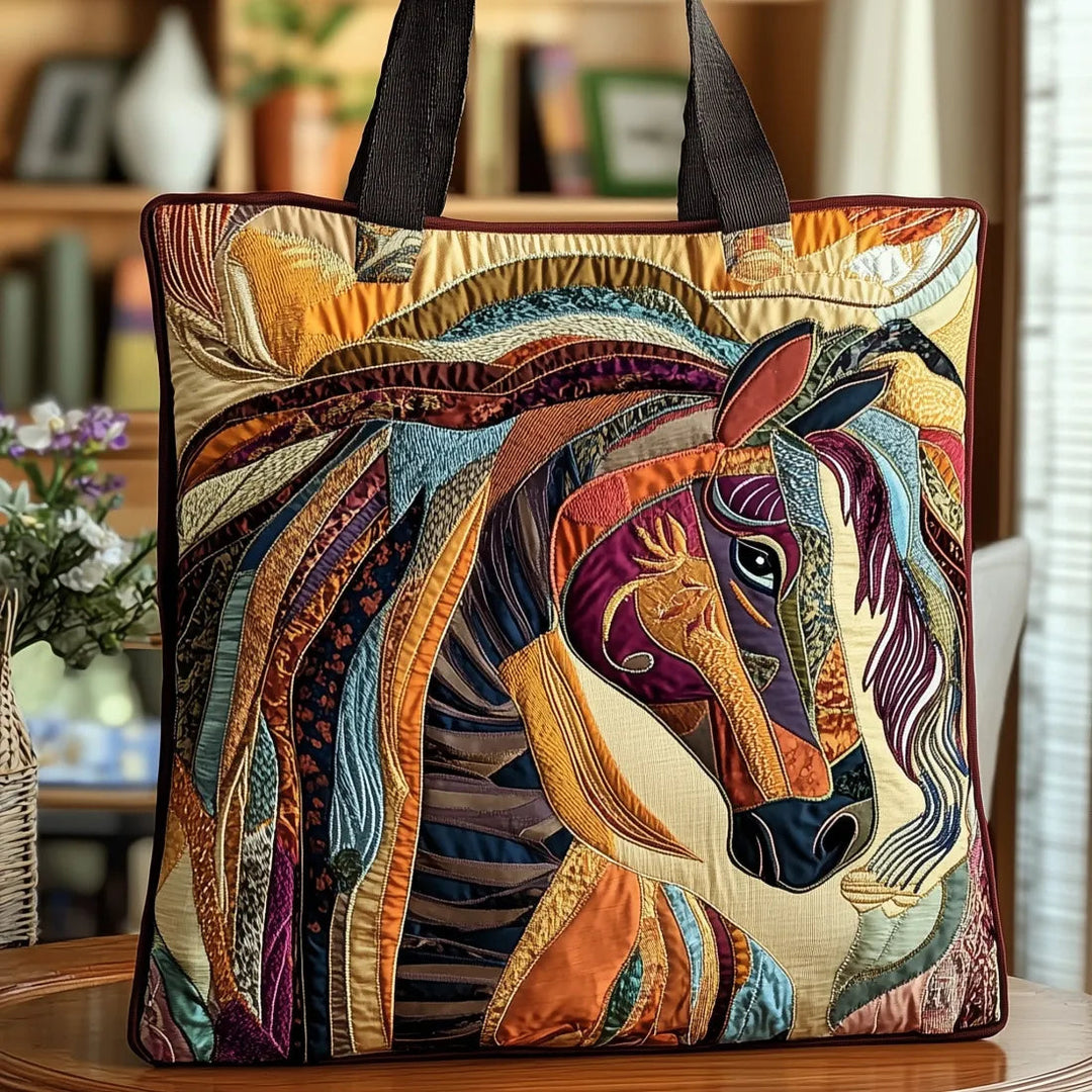 Artisan Bag - Multicolored Mosaic Horse