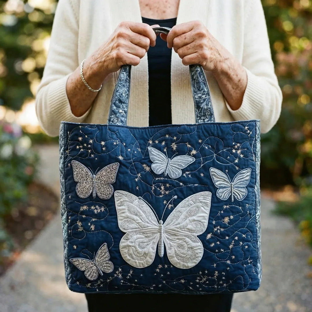 Artisan Bag - Silver Butterfly