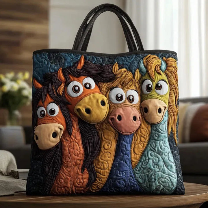Artisanal Bag - Playful Ponies