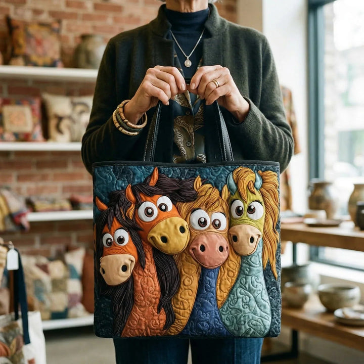Artisanal Bag - Playful Ponies
